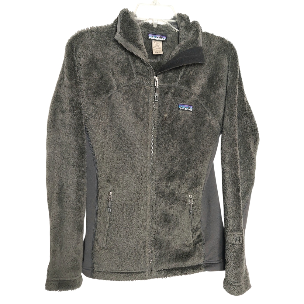 Charcoal Patagonia R3 Women's Hooded Teddy Jacket